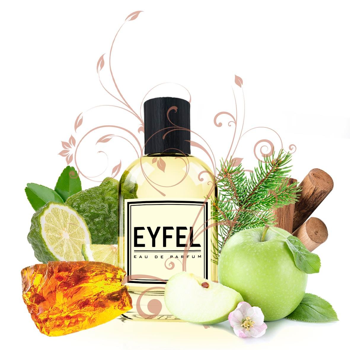 Eyfel férfi parfüm M9 100ml - Friss Fás